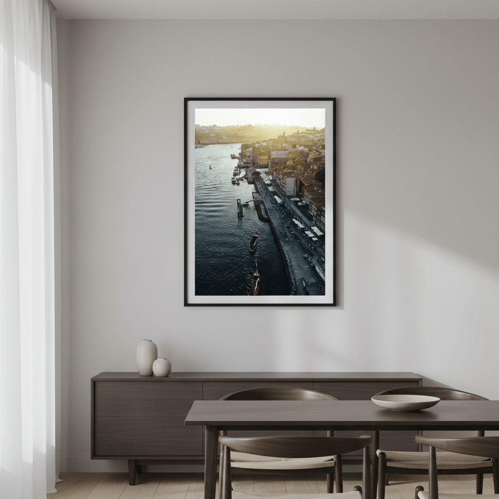The Golden Hour Quay by Aaron Borchardt wall - art - picture - poster