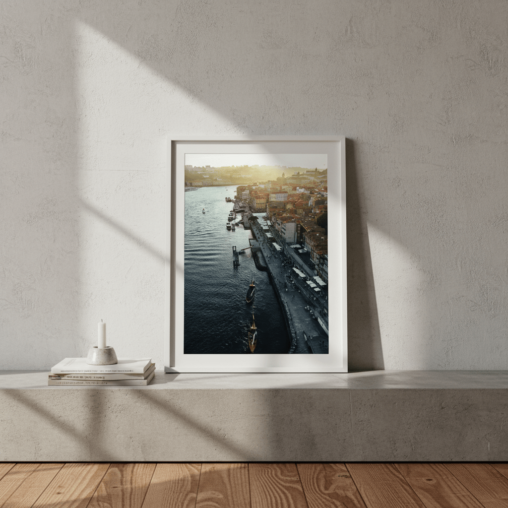 The Golden Hour Quay by Aaron Borchardt wall - art - picture - poster