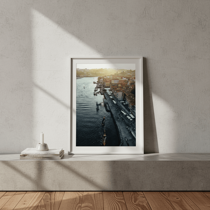 The Golden Hour Quay by Aaron Borchardt wall - art - picture - poster
