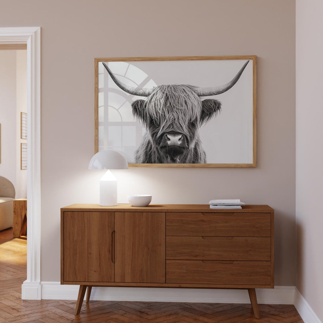 The Highland Cow King Photograph wall - art - picture - poster