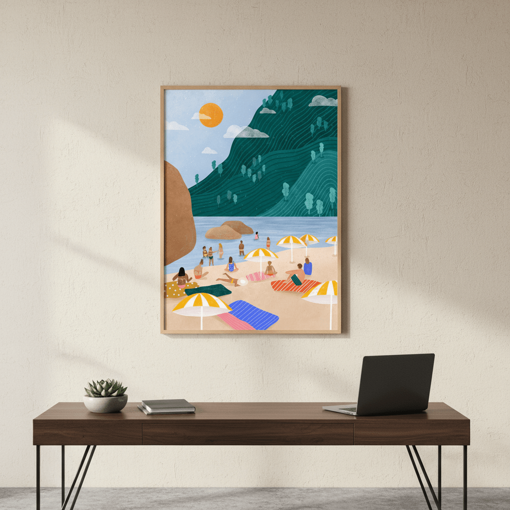 The Holiday by Bea Muller wall - art - picture - poster
