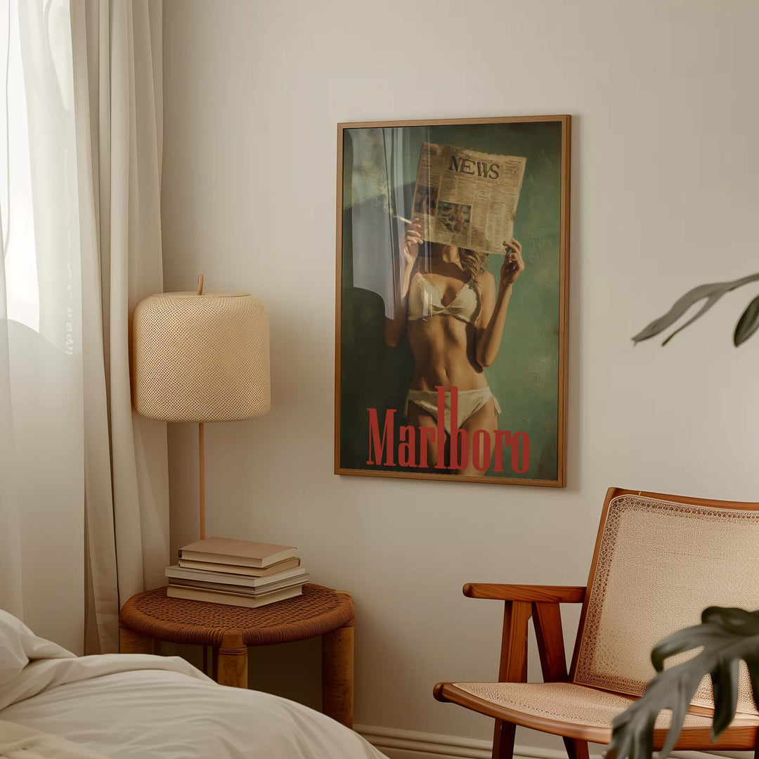 The Marlboro Times wall - art - picture - poster