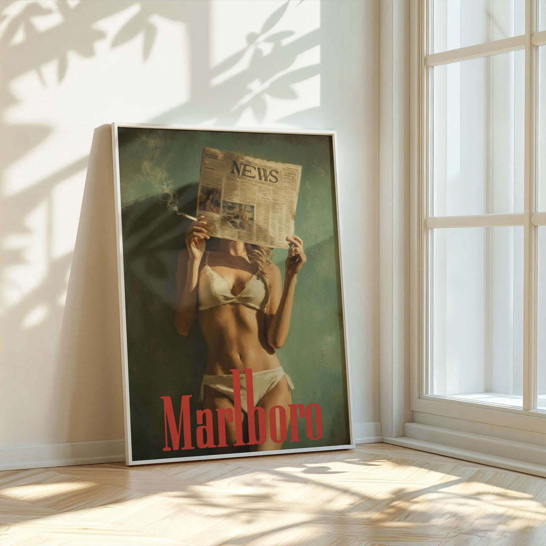 The Marlboro Times wall - art - picture - poster