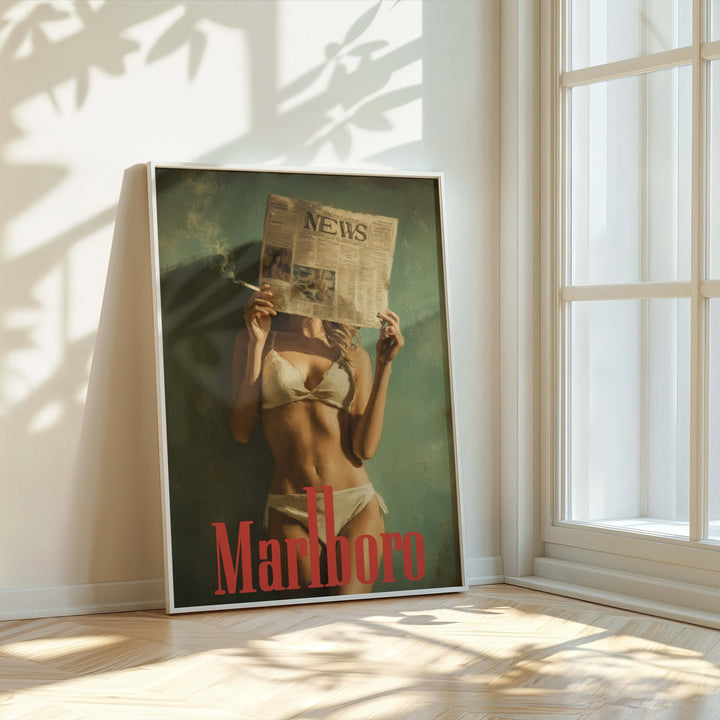 The Marlboro Times wall - art - picture - poster