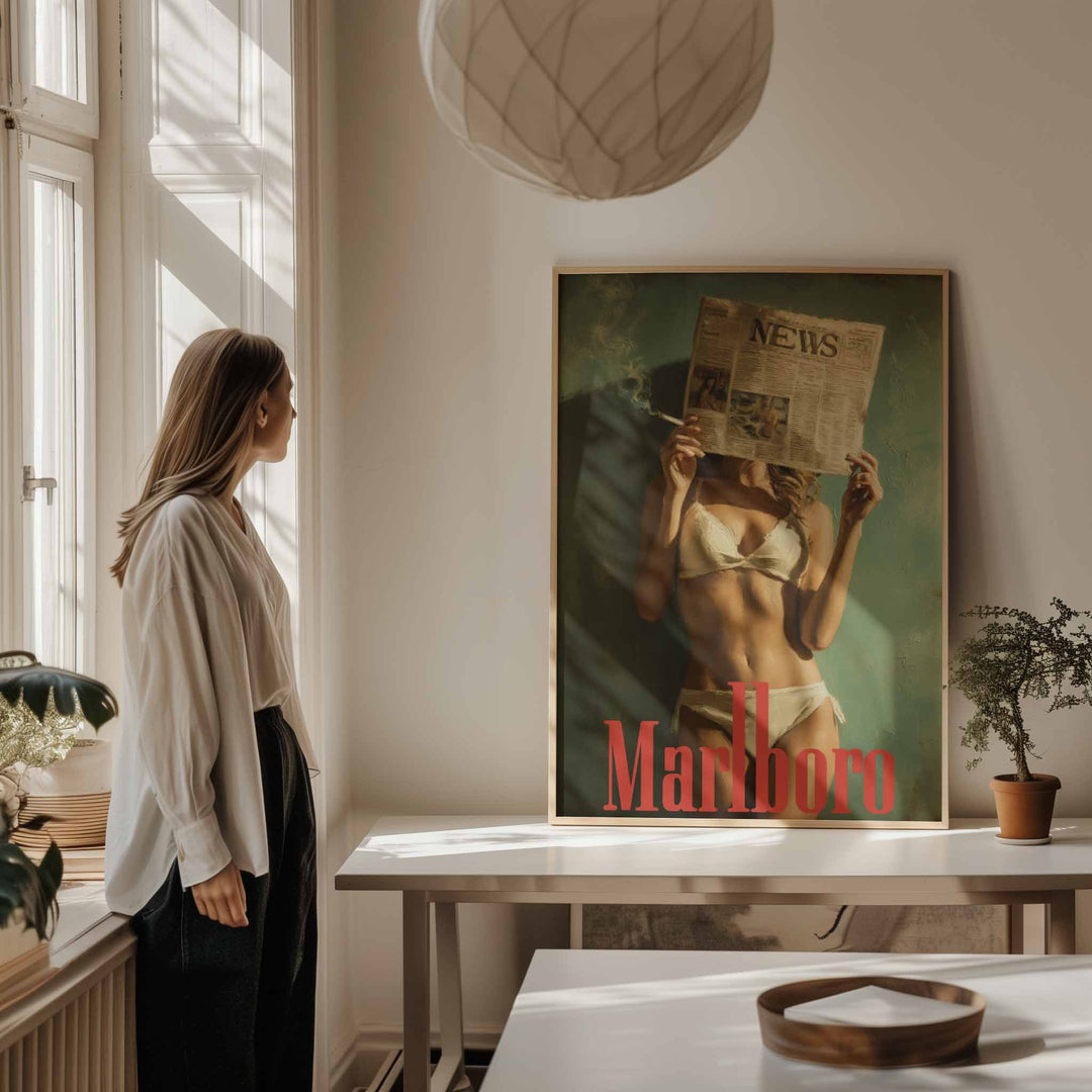 The Marlboro Times wall - art - picture - poster