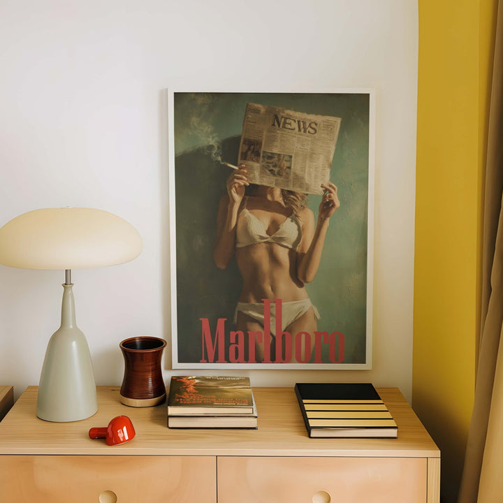 The Marlboro Times wall - art - picture - poster