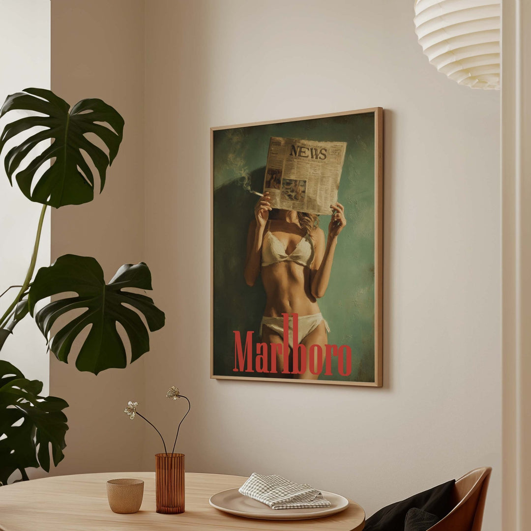 The Marlboro Times wall - art - picture - poster