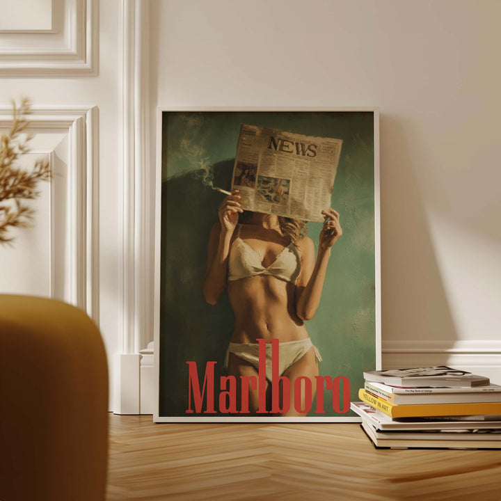 The Marlboro Times wall - art - picture - poster
