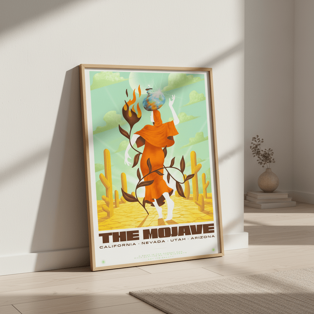 The Mojave by Itamar Makover wall - art - picture - poster