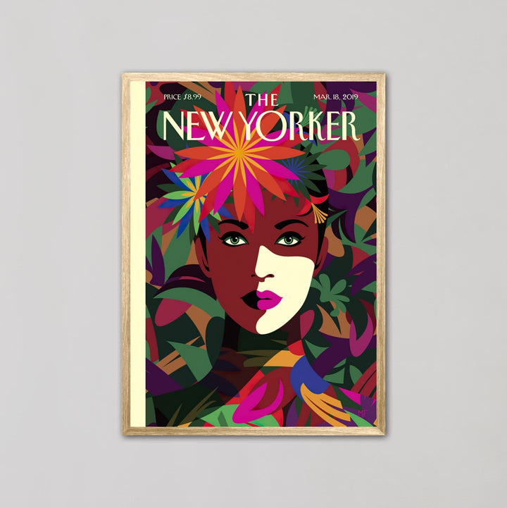 The New Yorker Spring to Mind Multiolored By Malika Favre - Style My Wall