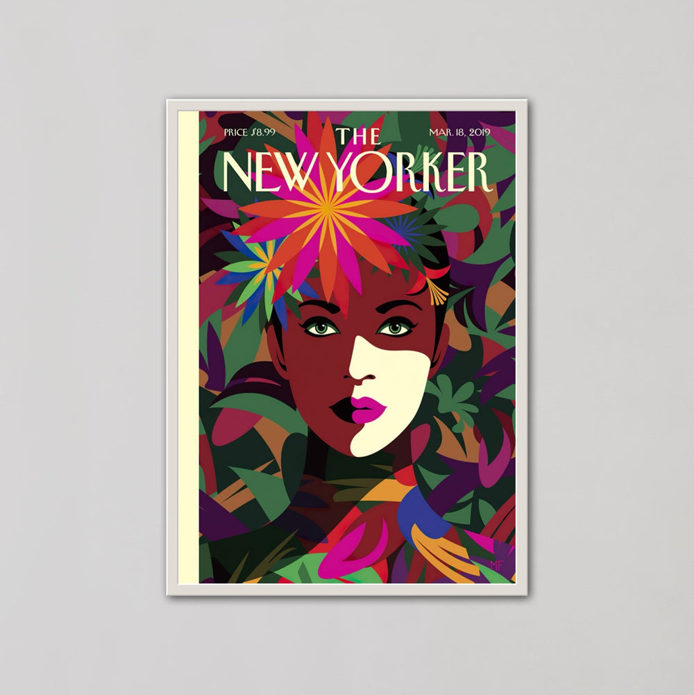 The New Yorker Spring to Mind Multiolored By Malika Favre - Style My Wall