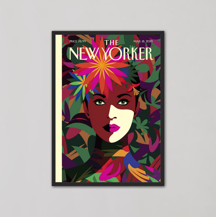 The New Yorker Spring to Mind Multiolored By Malika Favre - Style My Wall