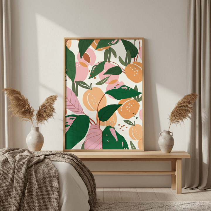 The Peach Garden by 83 Oranges wall - art - picture - poster