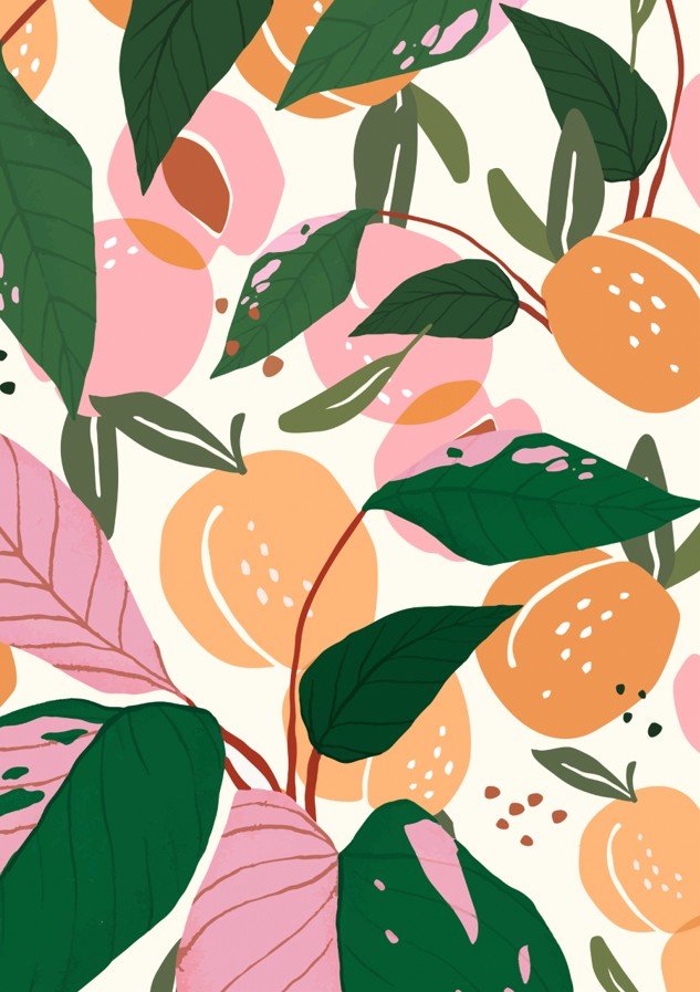 The Peach Garden by 83 Oranges