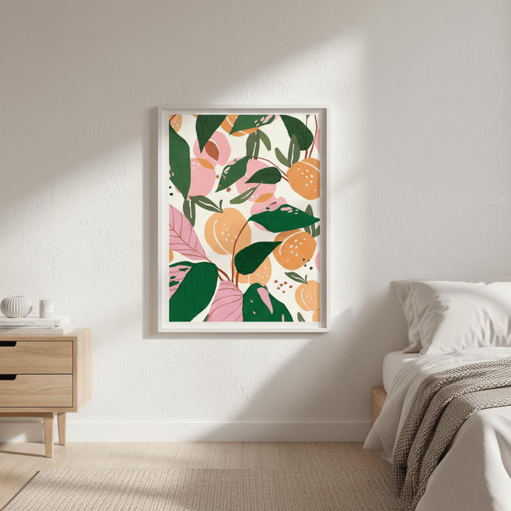 The Peach Garden by 83 Oranges wall - art - picture - poster