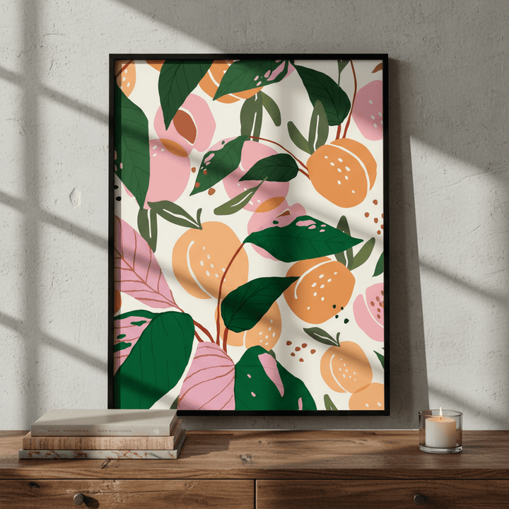 The Peach Garden by 83 Oranges wall - art - picture - poster