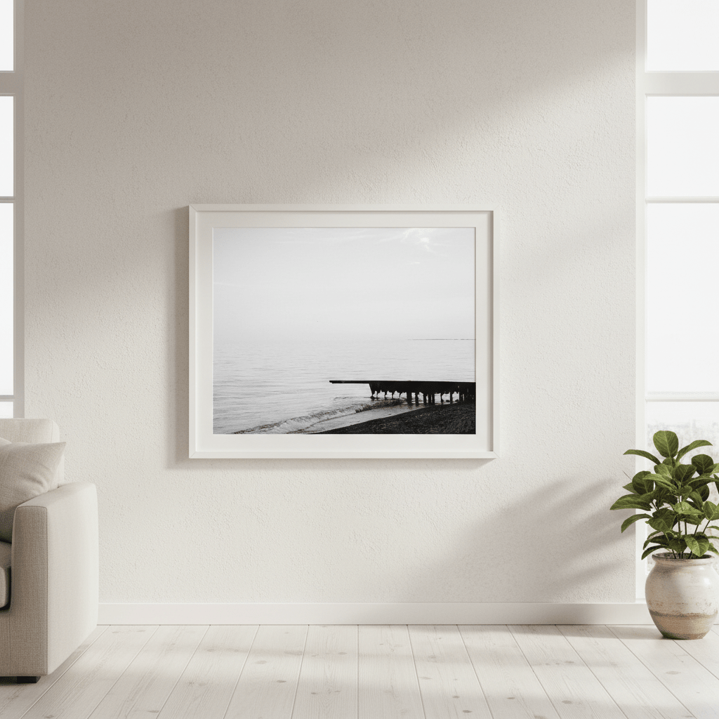 The Pier's Edge by Aaron Borchardt wall - art - picture - poster