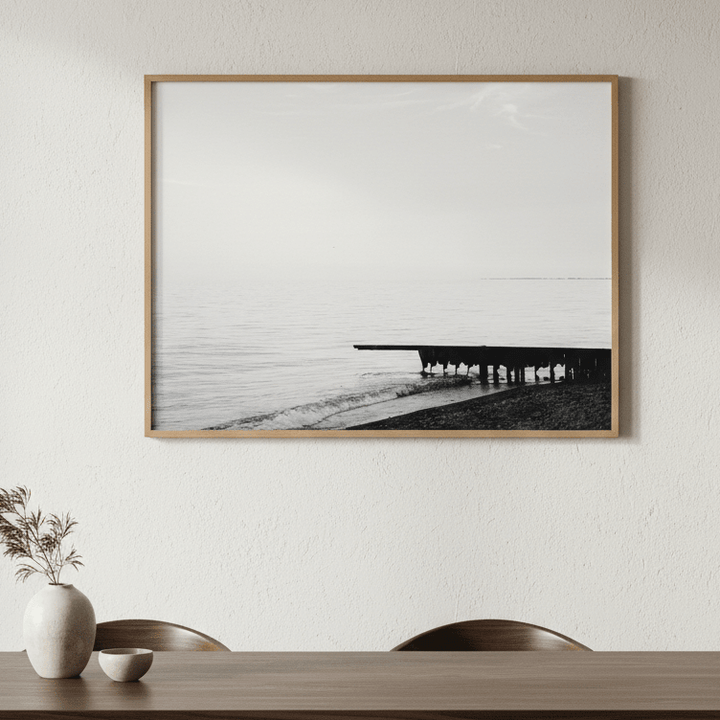 The Pier's Edge by Aaron Borchardt wall - art - picture - poster