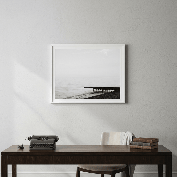 The Pier's Edge by Aaron Borchardt wall - art - picture - poster