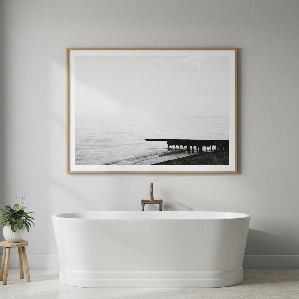 The Pier's Edge by Aaron Borchardt wall - art - picture - poster