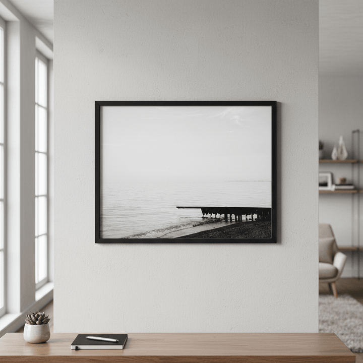 The Pier's Edge by Aaron Borchardt wall - art - picture - poster