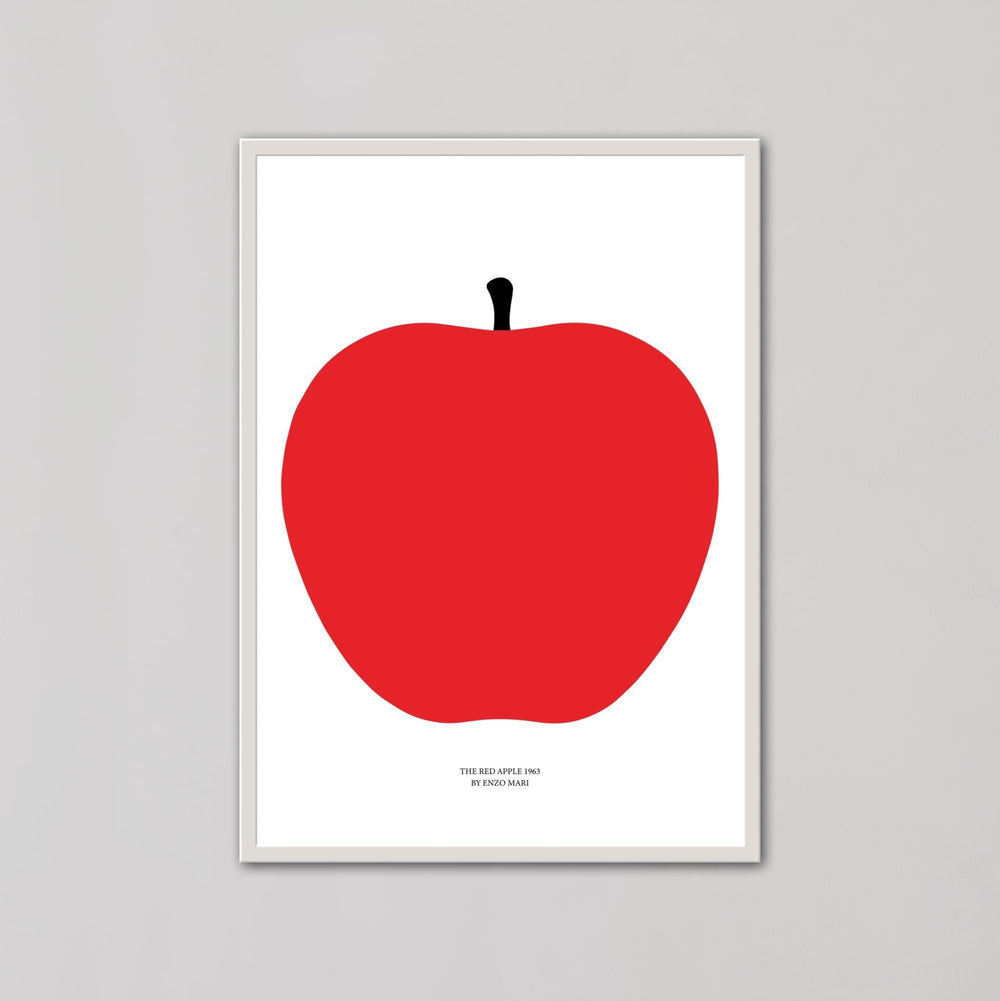 The Red Apple 1963 by Enzo Mari - Style My Wall