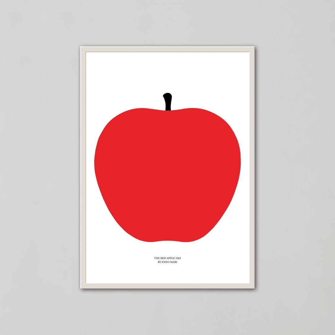 The Red Apple 1963 by Enzo Mari - Style My Wall