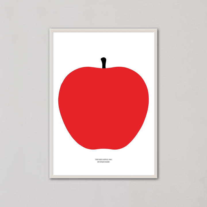 The Red Apple 1963 by Enzo Mari - Style My Wall