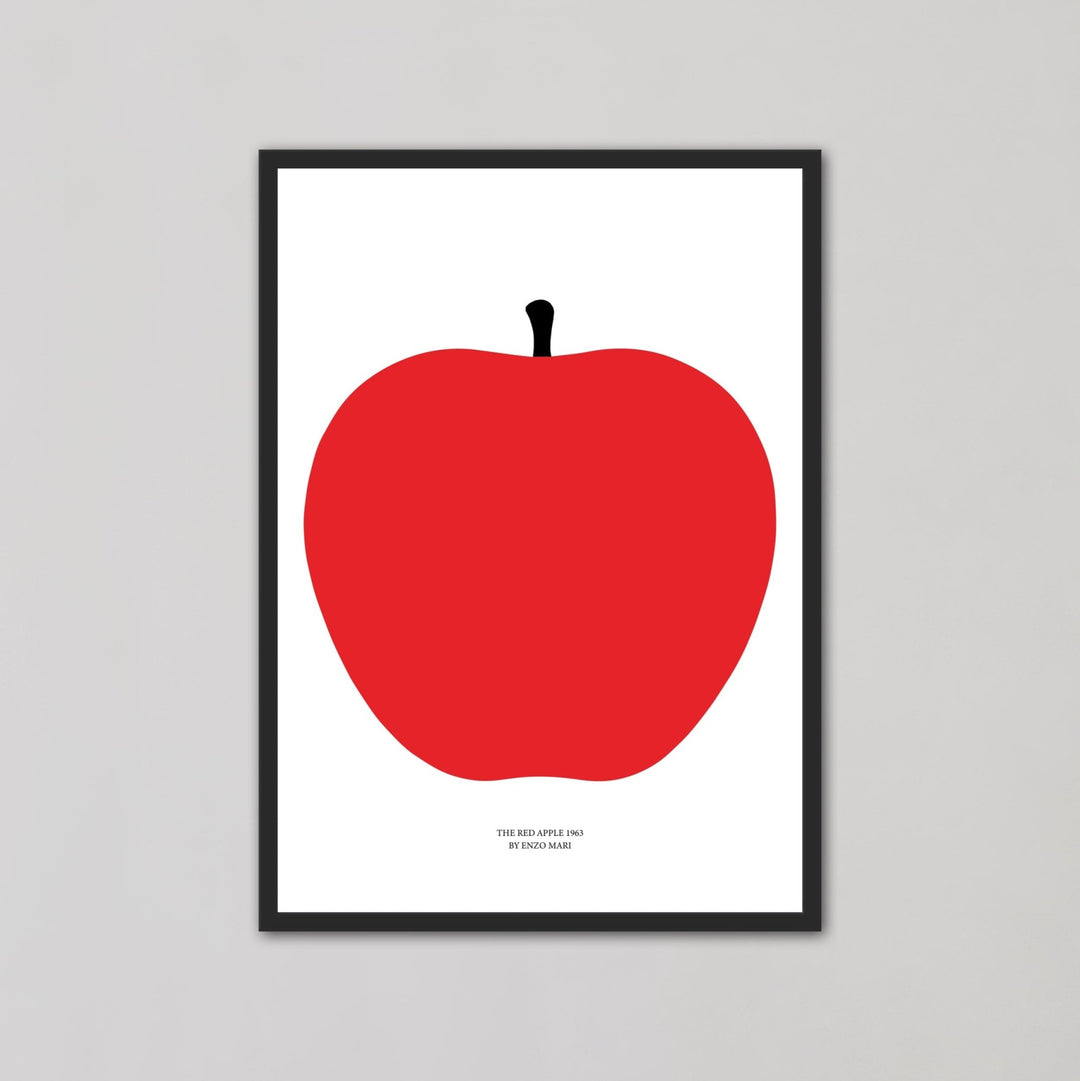 The Red Apple 1963 by Enzo Mari - Style My Wall