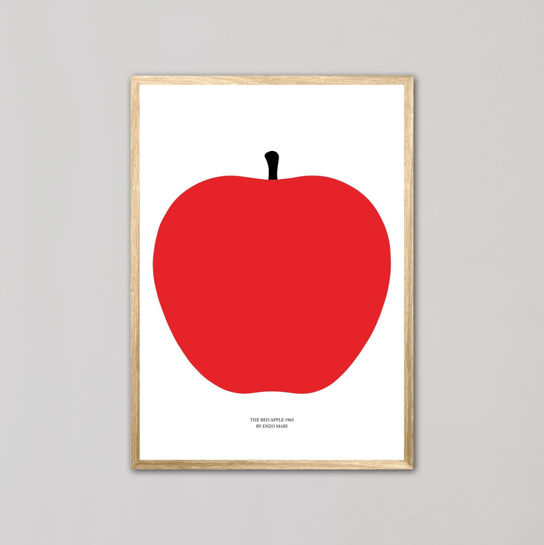 The Red Apple 1963 by Enzo Mari - Style My Wall