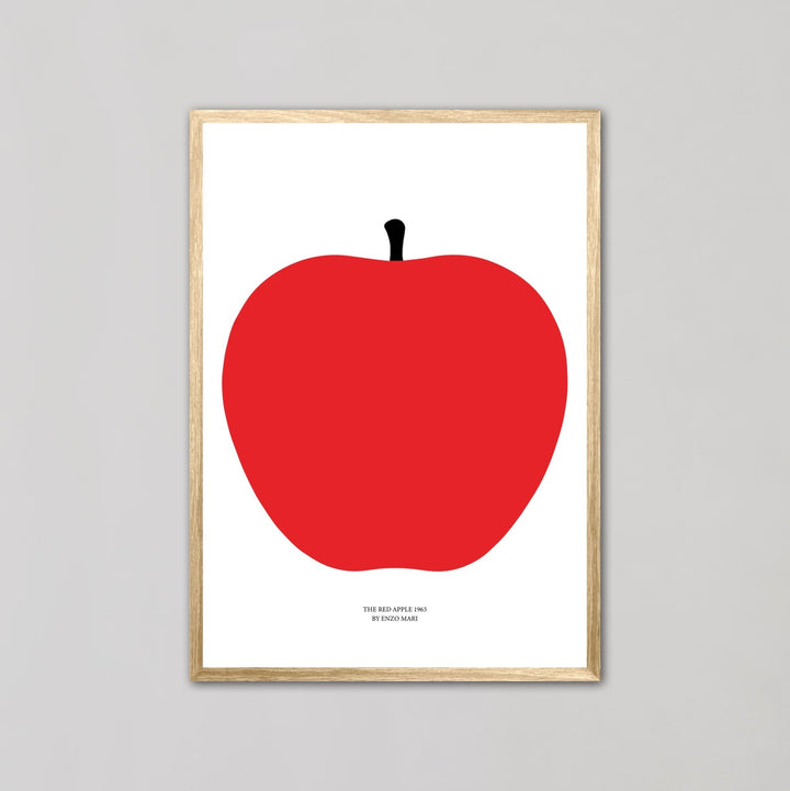 The Red Apple 1963 by Enzo Mari - Style My Wall