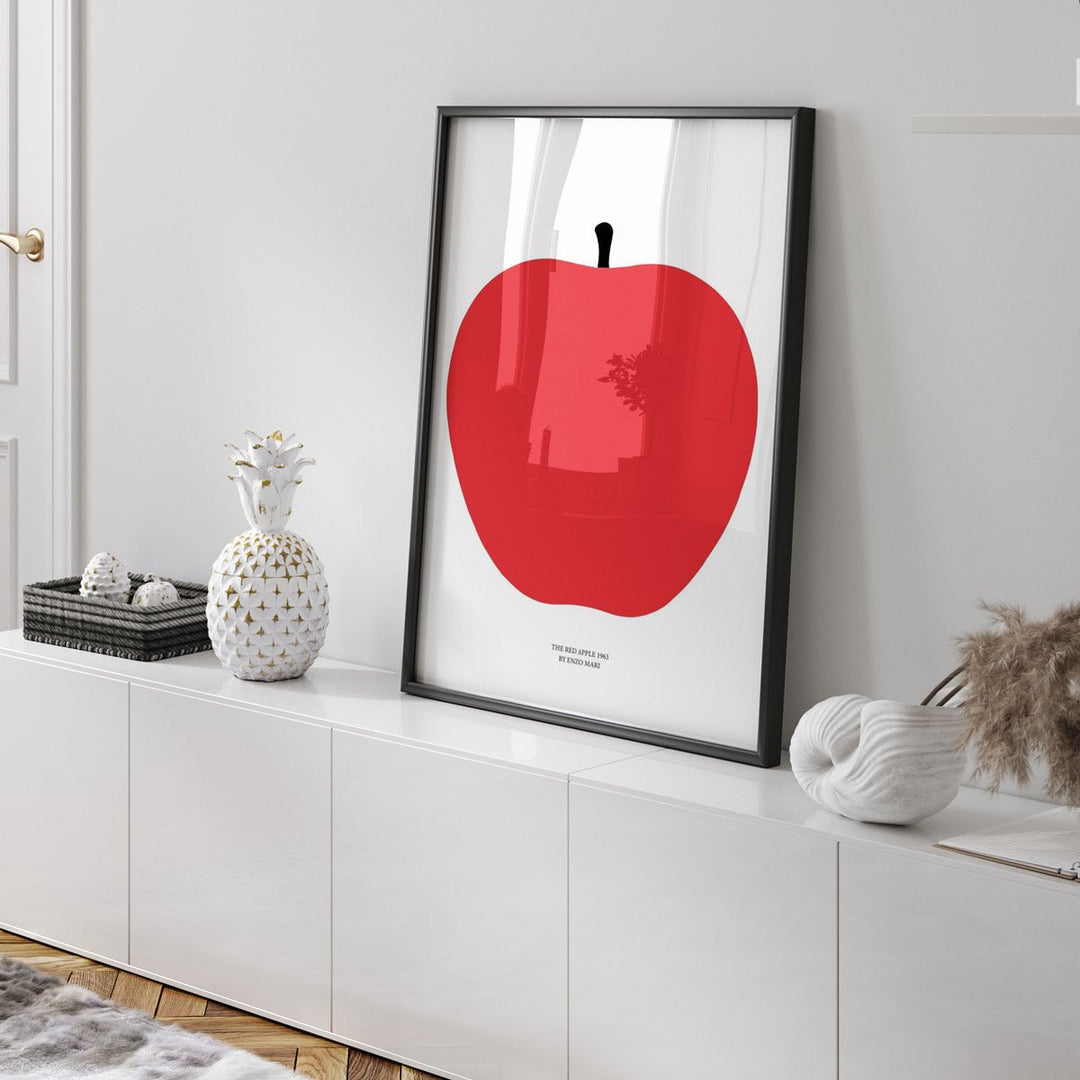 The Red Apple 1963 by Enzo Mari - Style My Wall