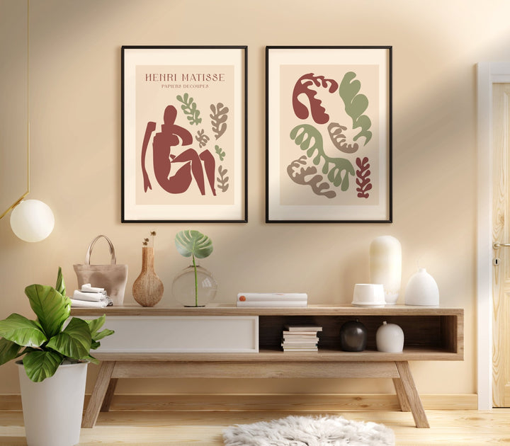 The Resting Garden Form Duo by Henri Matisse wall - art - picture - poster