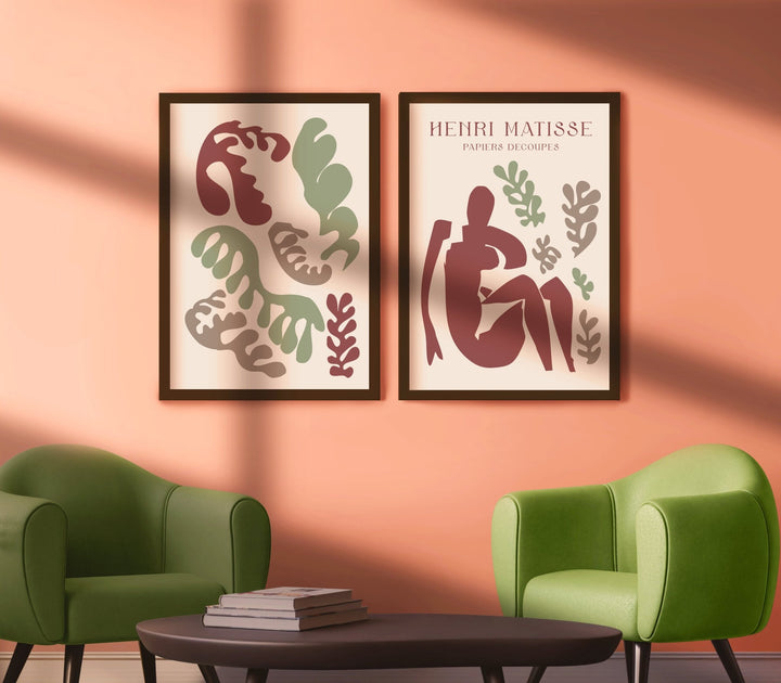 The Resting Garden Form Duo by Henri Matisse wall - art - picture - poster