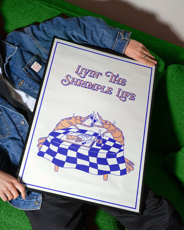 The Shrimple Life by Lisa Goebel wall - art - picture - poster
