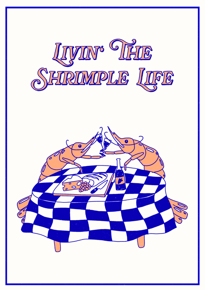 The Shrimple Life by Lisa Goebel frame