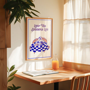 The Shrimple Life by Lisa Goebel wall - art - picture - poster