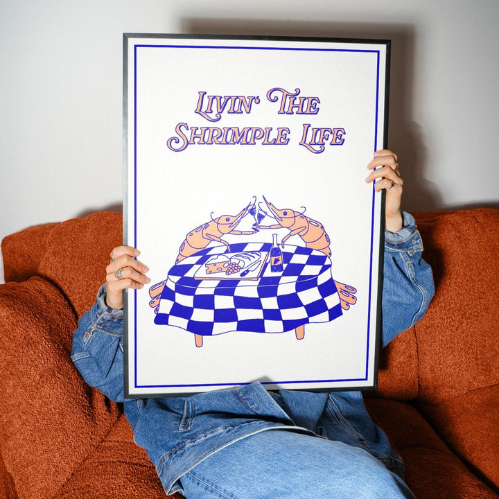 The Shrimple Life by Lisa Goebel wall - art - picture - poster