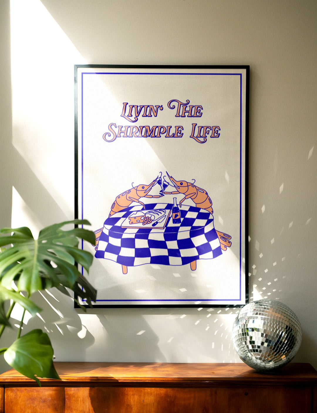 The Shrimple Life by Lisa Goebel wall - art - picture - poster