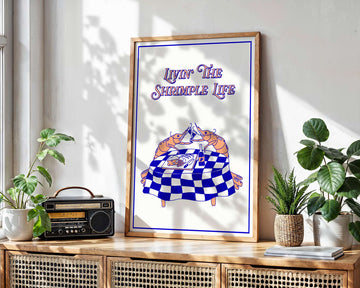 The Shrimple Life by Lisa Goebel wall - art - picture - poster