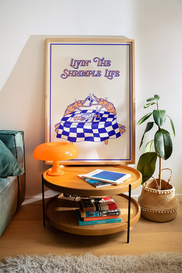 The Shrimple Life by Lisa Goebel wall - art - picture - poster