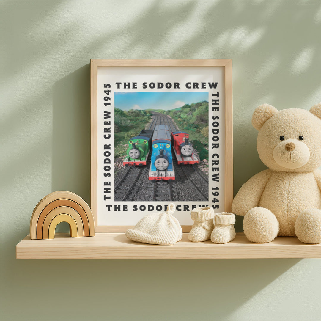 The Sodor Crew Thomas the Tank Engine Wall Art Print wall - art - picture - poster