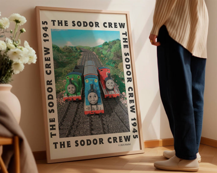 The Sodor Crew Thomas the Tank Engine Wall Art Print wall - art - picture - poster