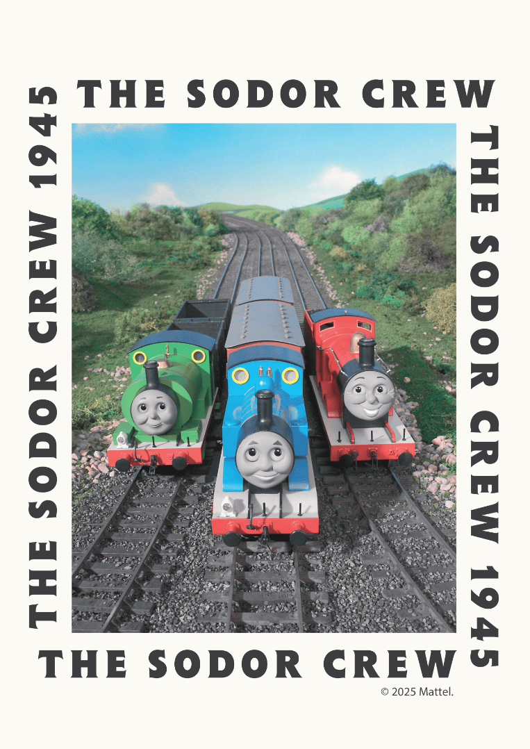 The Sodor Crew Thomas the Tank Engine Wall Art Print frame