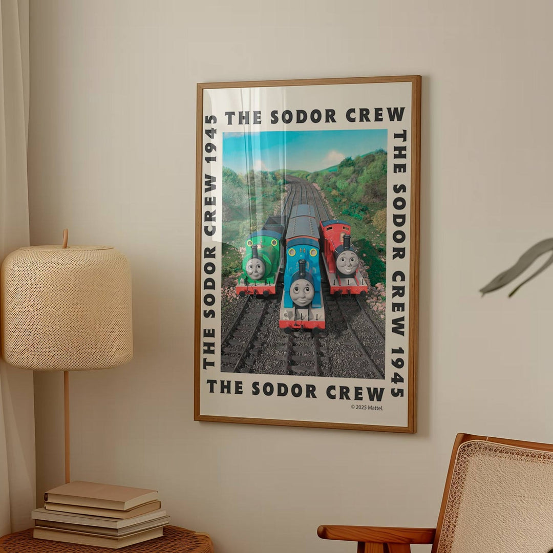 The Sodor Crew Thomas the Tank Engine Wall Art Print wall - art - picture - poster