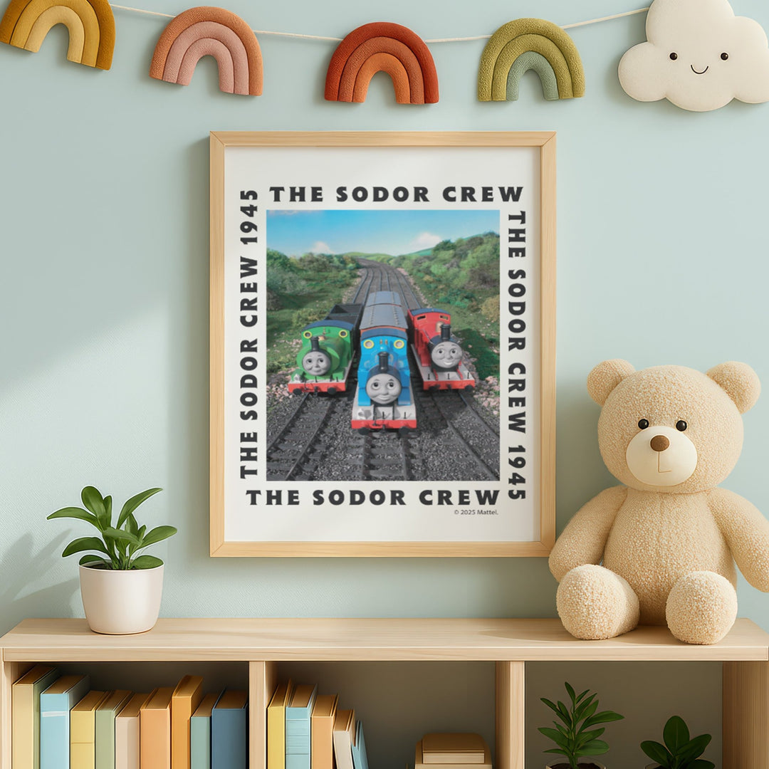The Sodor Crew Thomas the Tank Engine Wall Art Print wall - art - picture - poster