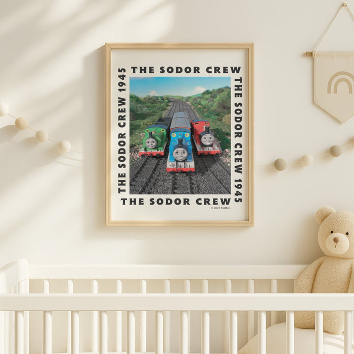 The Sodor Crew Thomas the Tank Engine Wall Art Print wall - art - picture - poster