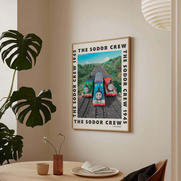 The Sodor Crew Thomas the Tank Engine Wall Art Print wall - art - picture - poster