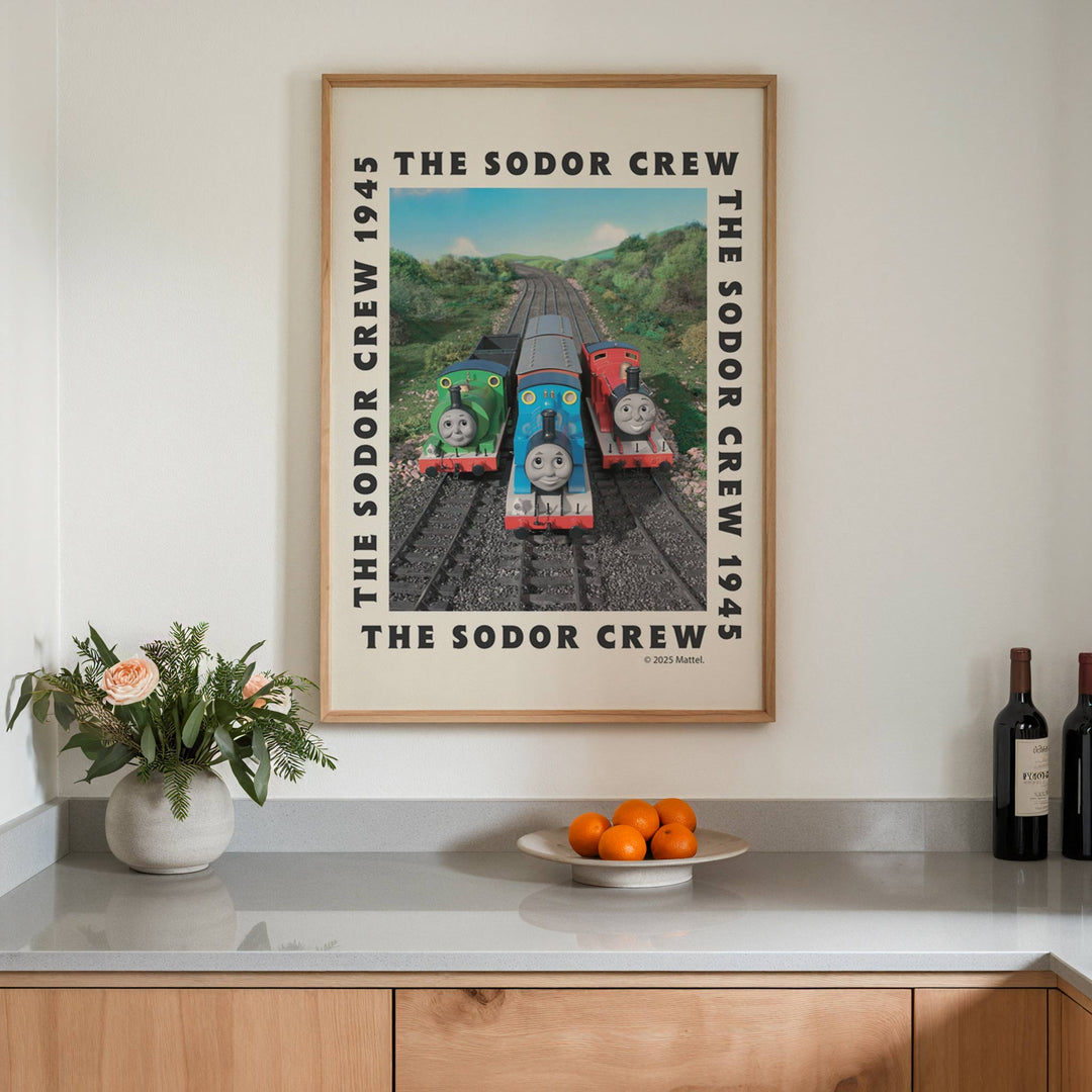 The Sodor Crew Thomas the Tank Engine Wall Art Print wall - art - picture - poster
