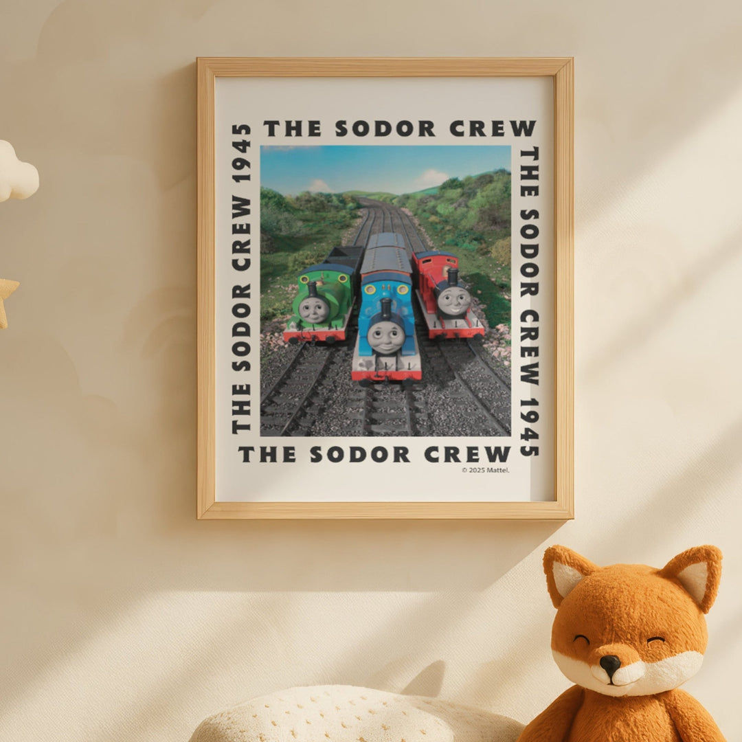 The Sodor Crew Thomas the Tank Engine Wall Art Print wall - art - picture - poster